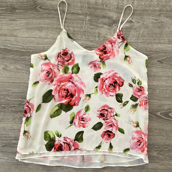 Rose Print Camisole - Picture 1 of 1